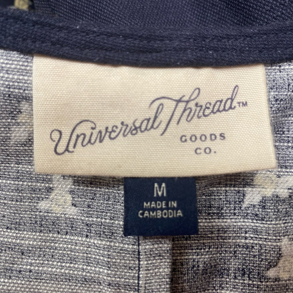 Universal Thread Sleeveless Button-Down Floral Dr… - image 11